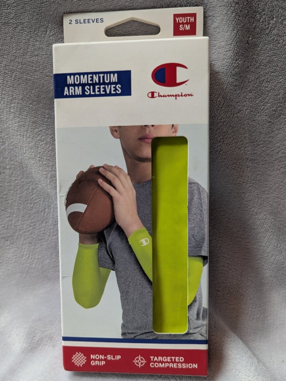 NWT Champion Momentum Arm Sleeves for Compression - Youth S/M